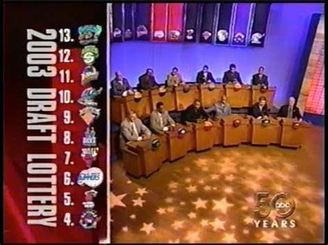 Full 2003 NBA Draft Lottery (LeBron, Darko, Carmelo) .